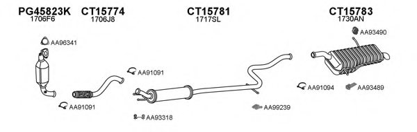 VENEPORTE 150615 Exhaust System